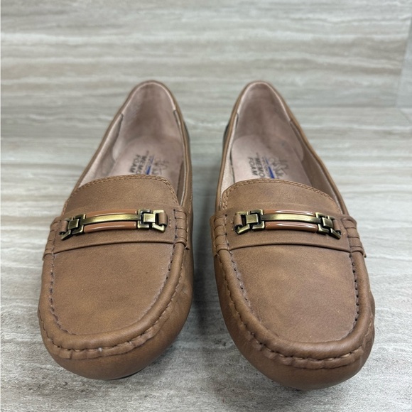 Life Stride Velocity Memory Foam Faux Leather Driving Loafers Womens 9.5 - Picture 2 of 12